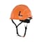Defender Safety Safety Helmets, H2 Series, Acrylonitrile Butadiene Styrene (ABS), Ratchet, Type 2, Class E, Orange H2-EH-05 - alternate 1